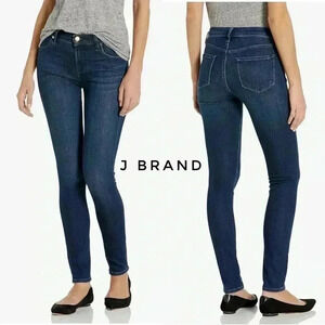 BNWT J brand mid- rise super  skinny jeans size 23